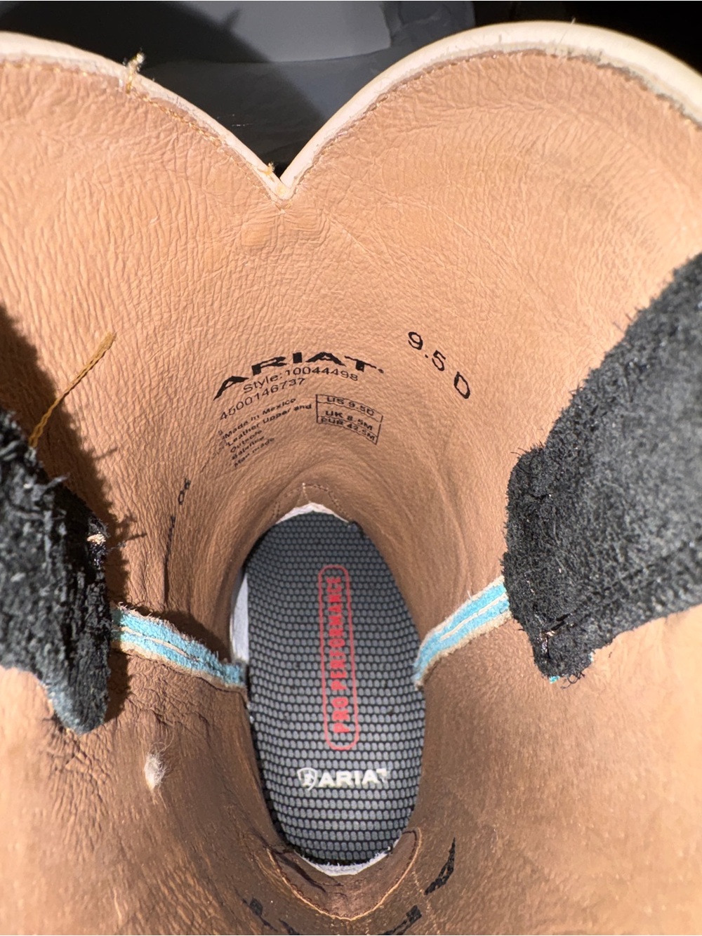 Ariat Futurity Showman boots 9.5D - Picture 7 of 9